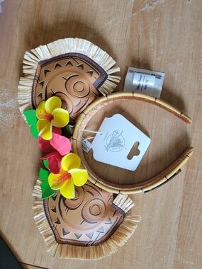 Disney Parks Loungefly Polynesian Village Resort 2023 Tiki Maui Ears NWT